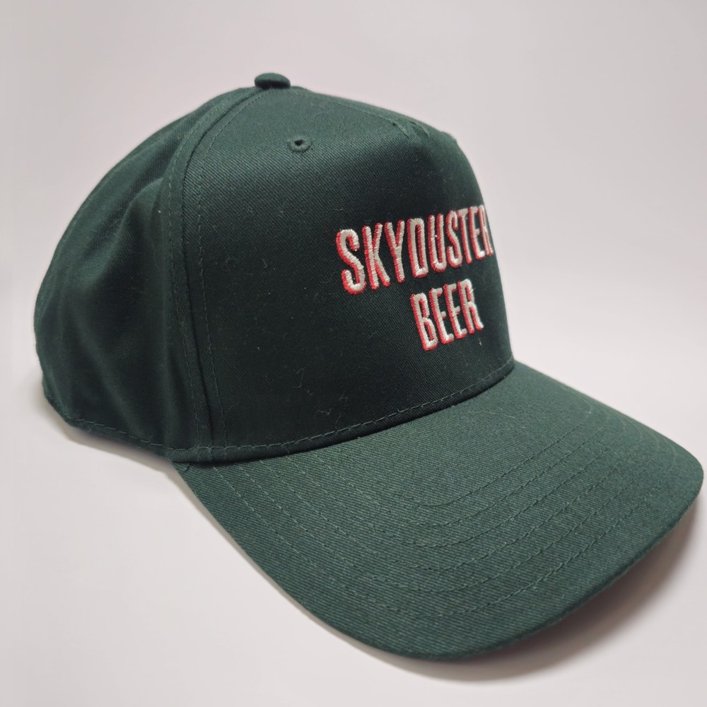Skyduster Beer Los Angeles California Green Adjustable Snapback Hat Cap